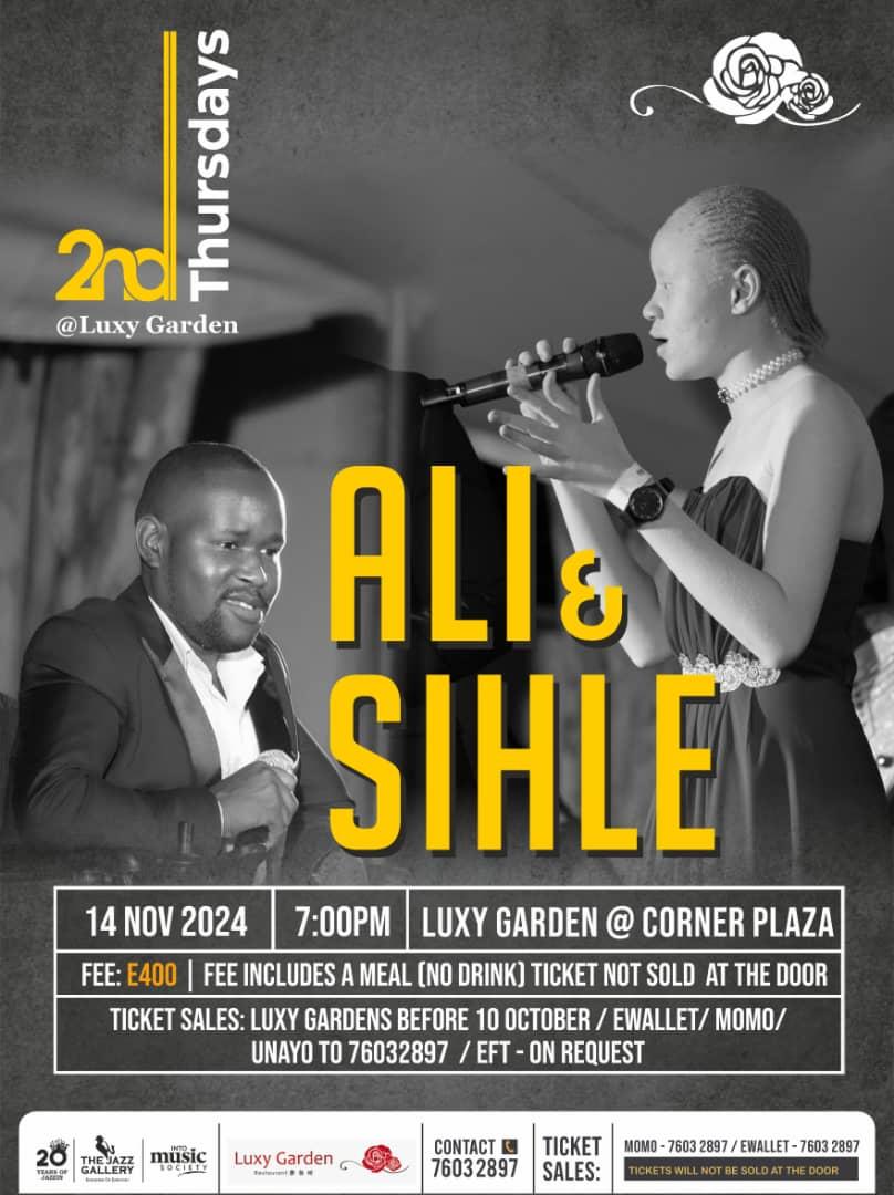 2nd Thursdays With Ali & Sihle Pic